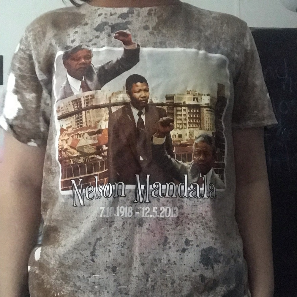 Nelson Mandala tribute shirt